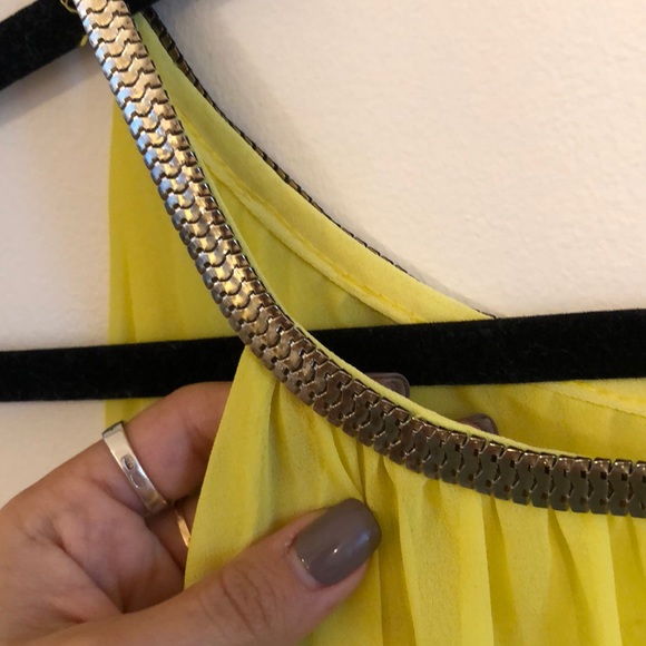 Elegant blouse | Medium | Color: bright yellow - Picture 5 of 5